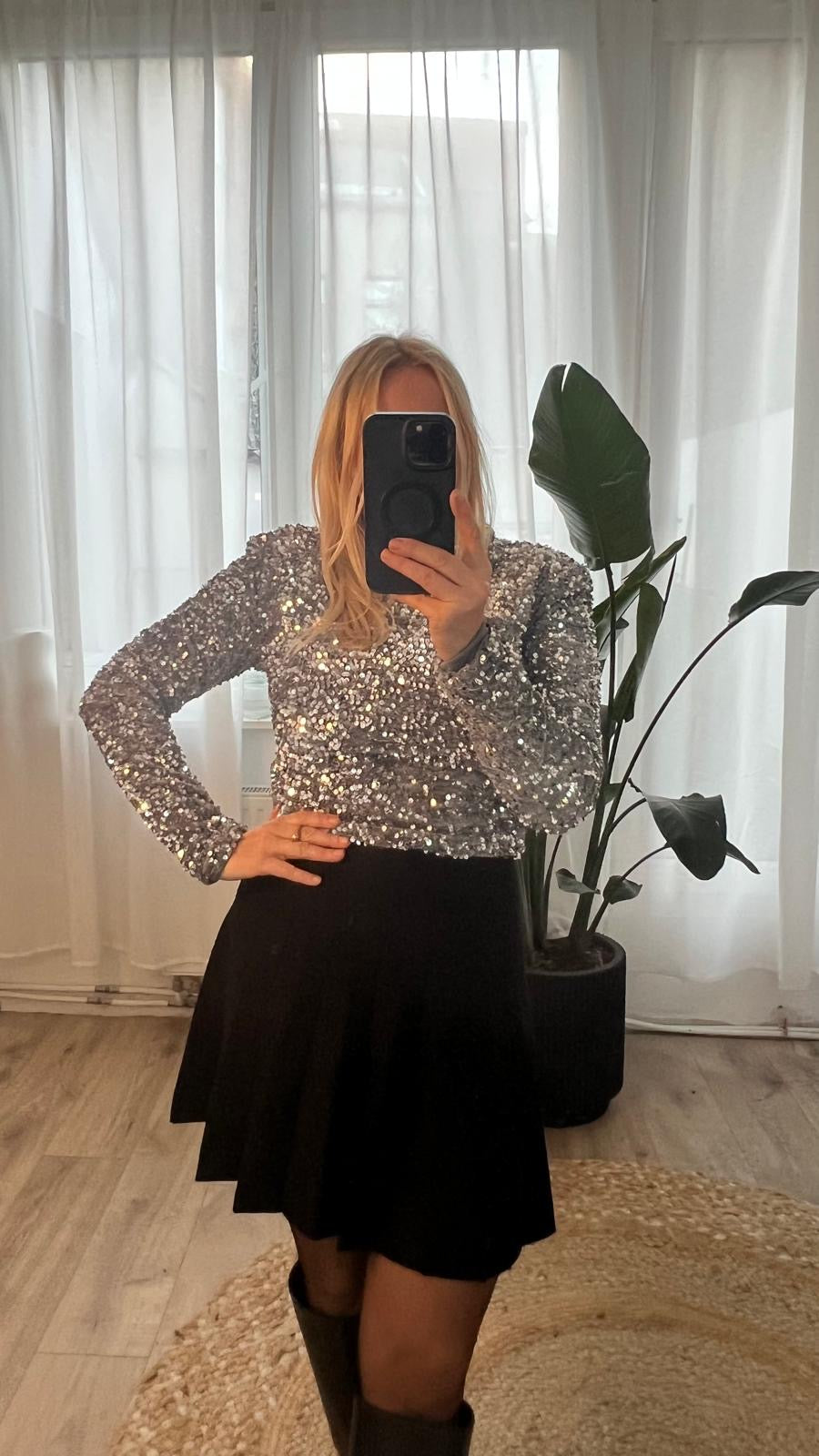 Paillettenoberteil Sparkle