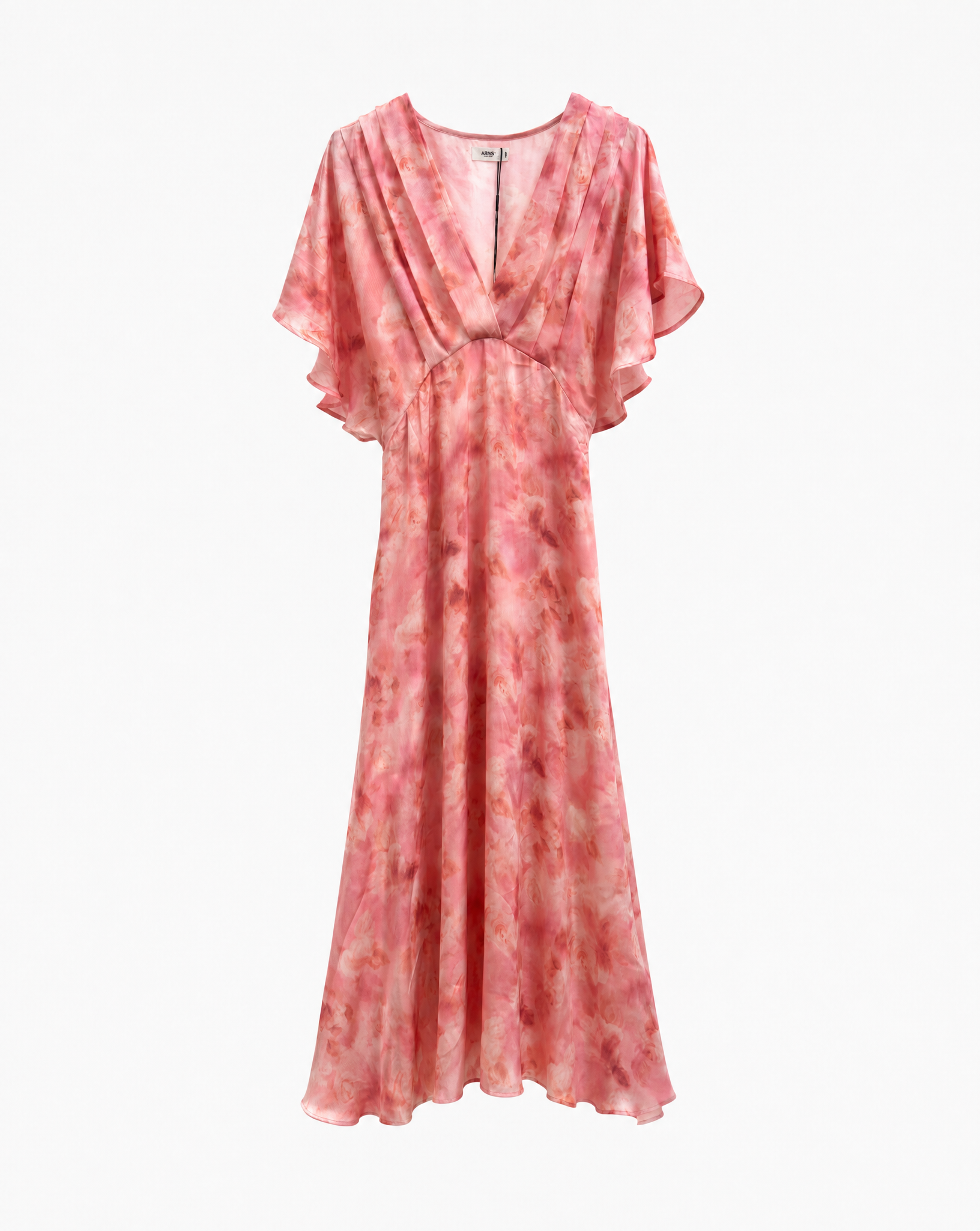 Feminines Midikleid Bliss mit Aquarell-Print