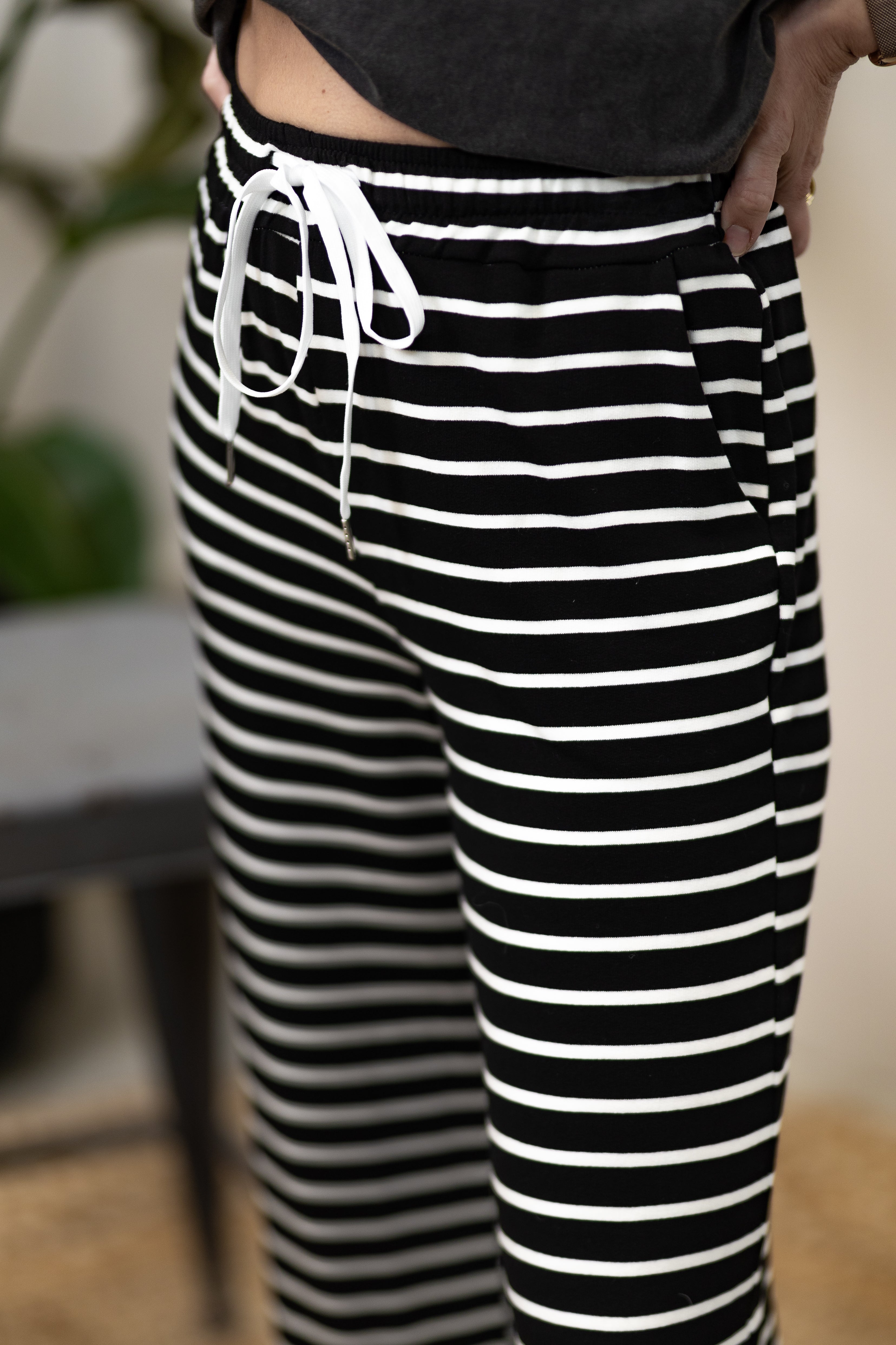 Stoffhose mit Streifen Susan
