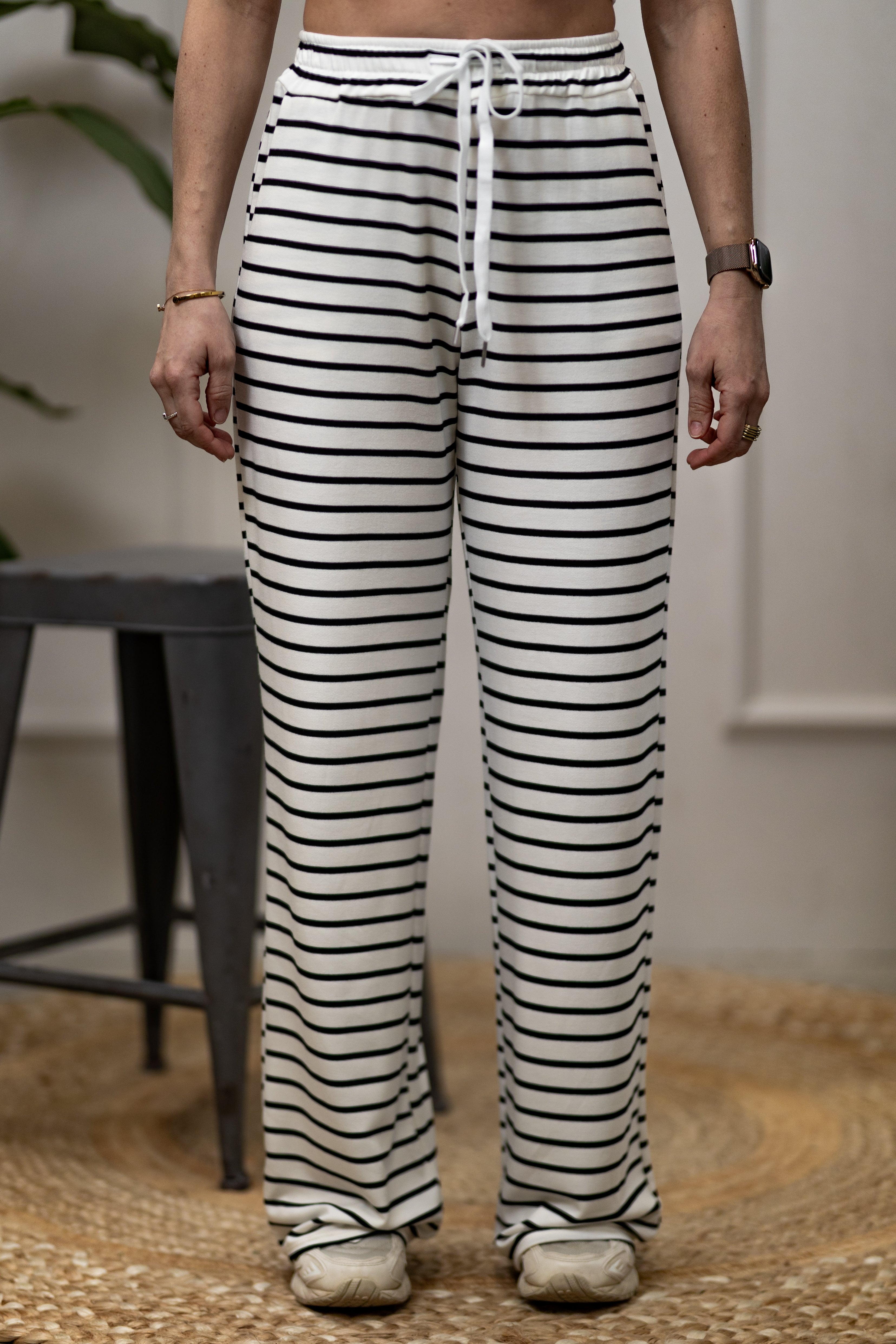 Stoffhose mit Streifen Susan