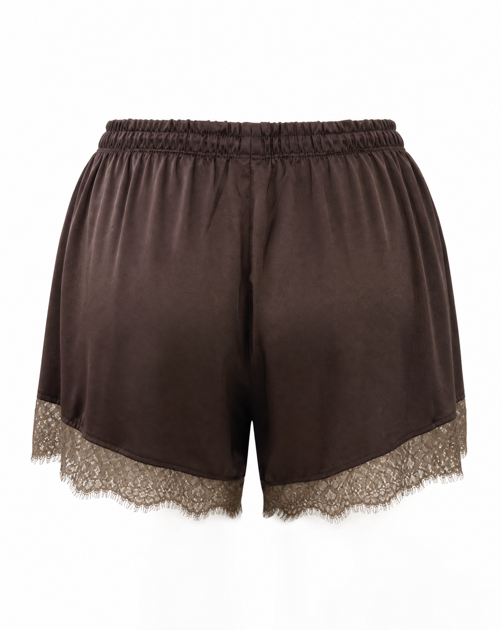 Shorts Silky Braun - Packshot Rückseite