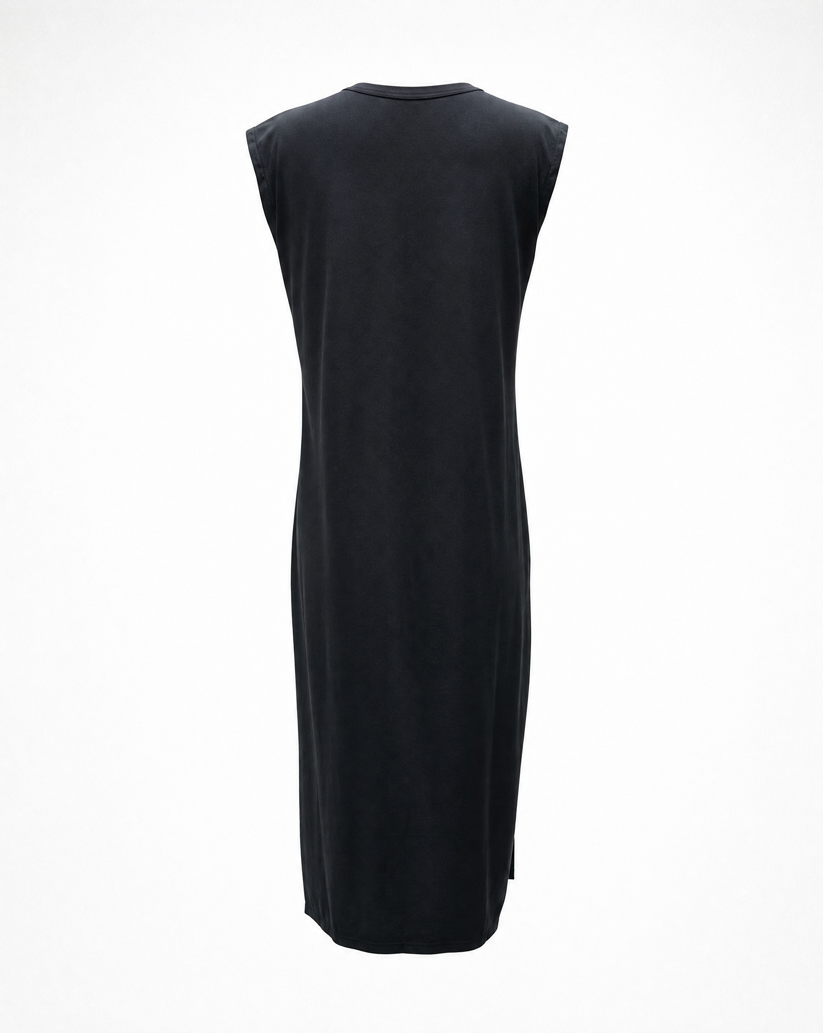 Jerseykleid Base Schwarz - Packshot Rückseite