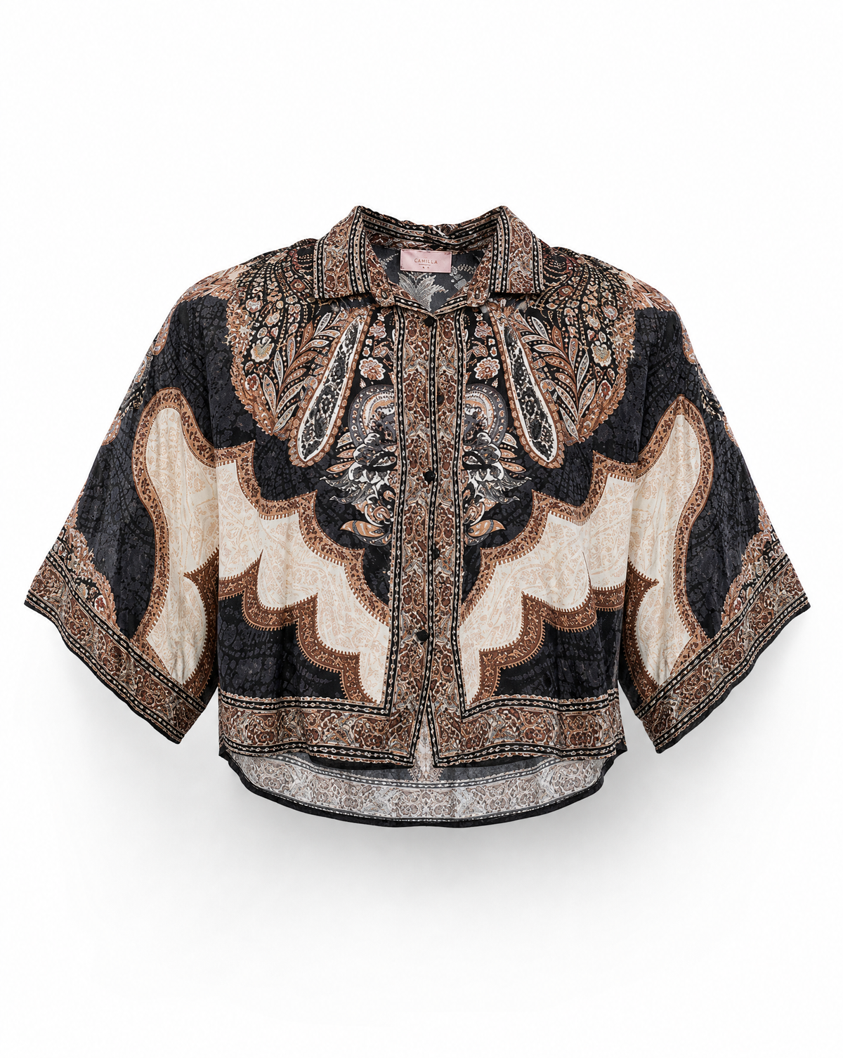 Bluse Romy Schwarz - Vorderseite
