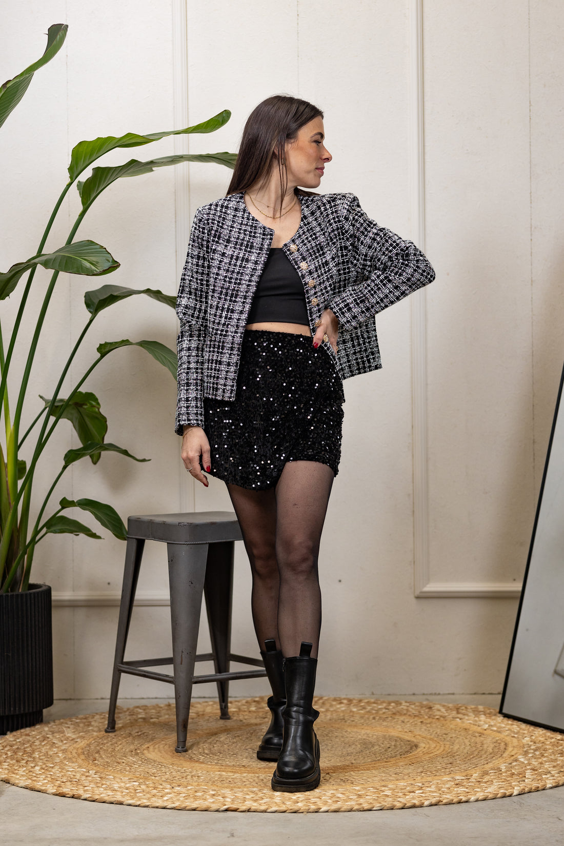 Pailletten-Skort Sparkle