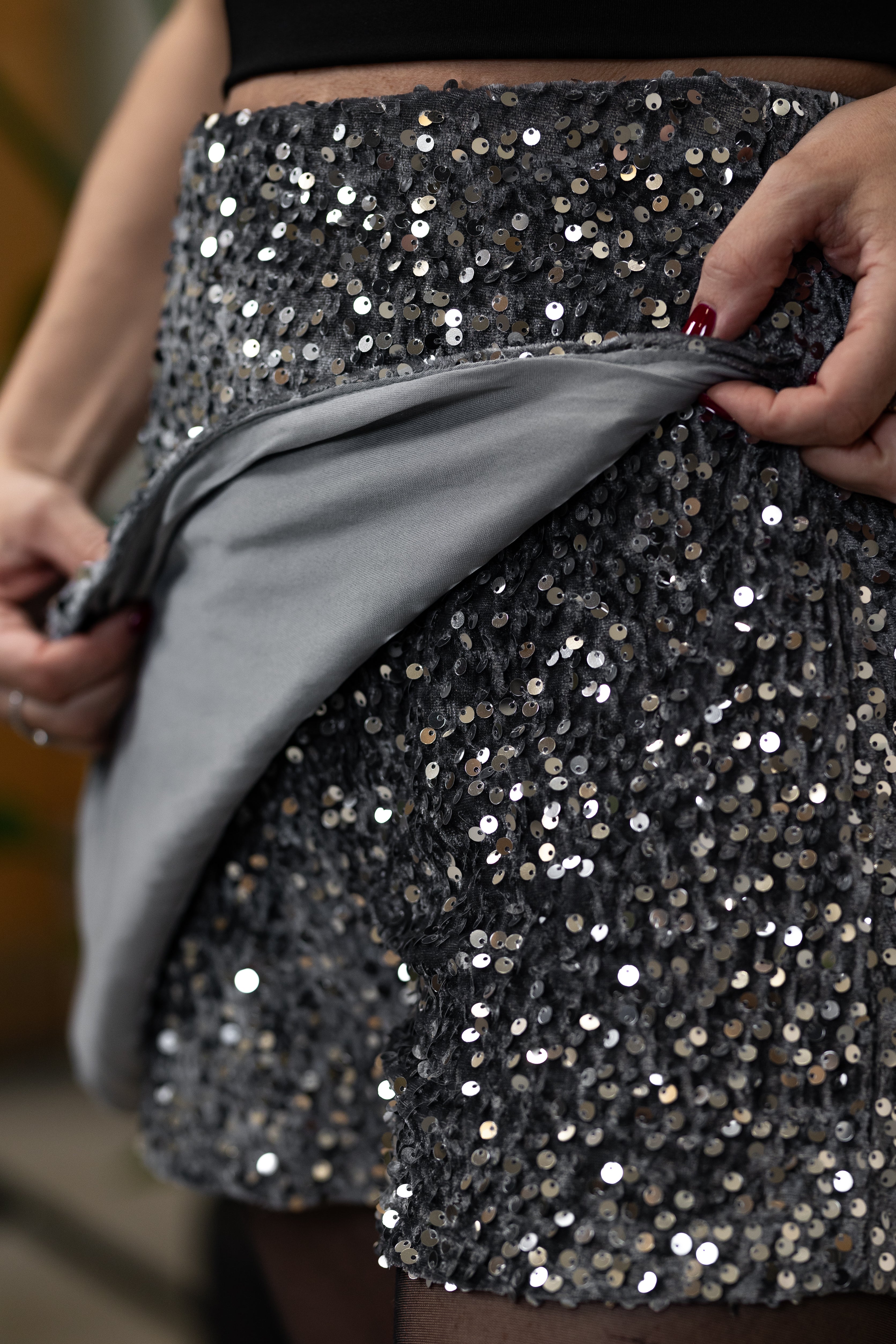 Pailletten-Skort Sparkle
