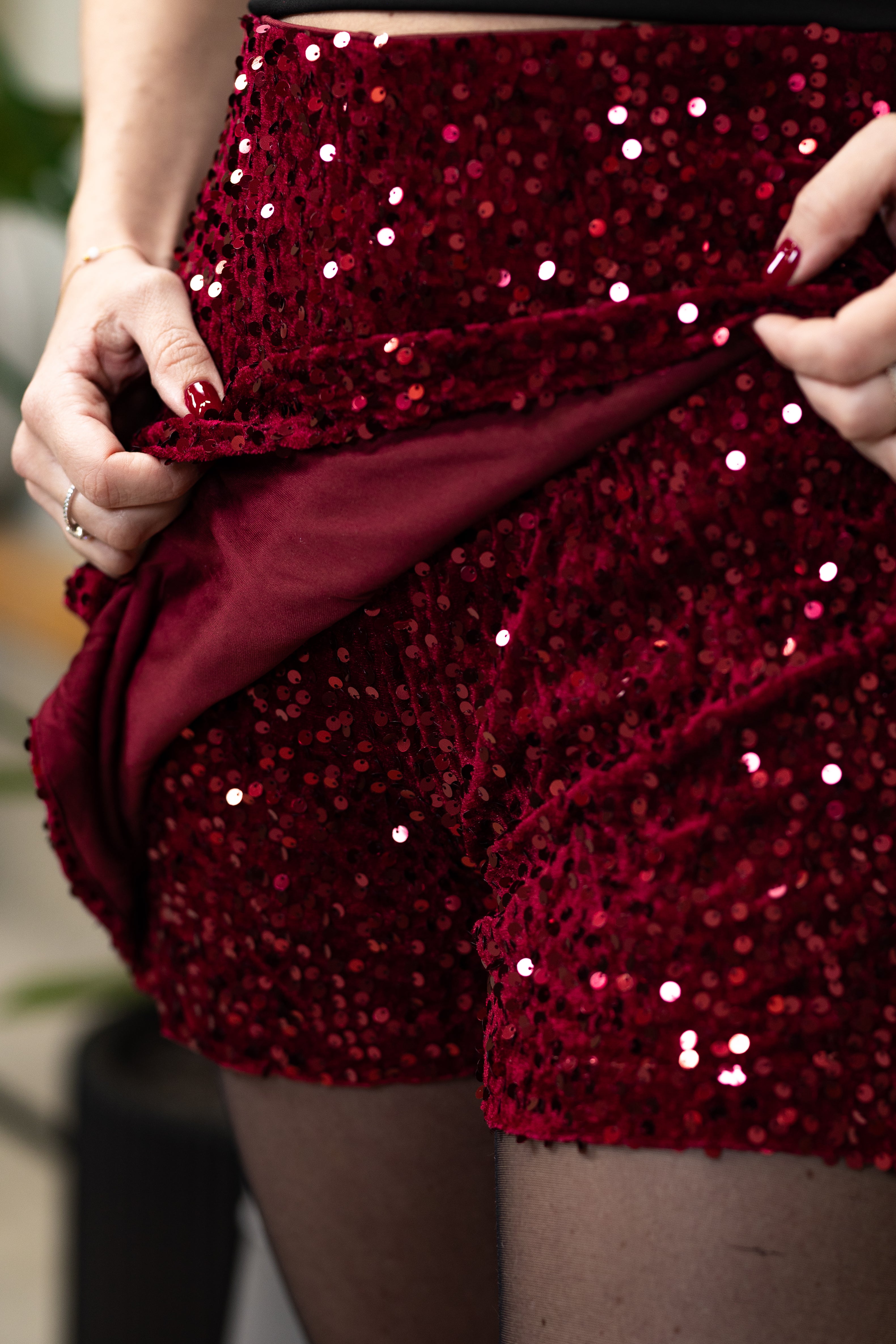 Pailletten-Skort Sparkle