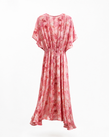 Feminines Midikleid Bliss mit Aquarell-Print