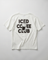 T-Shirt ICED COFFEE CLUB Packshot Rückseite – Statement-Print, soulsiders