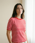 Shirt Lisanne in Rot/Rosa gestreift – vielseitiges Streifenshirt, soulsiders