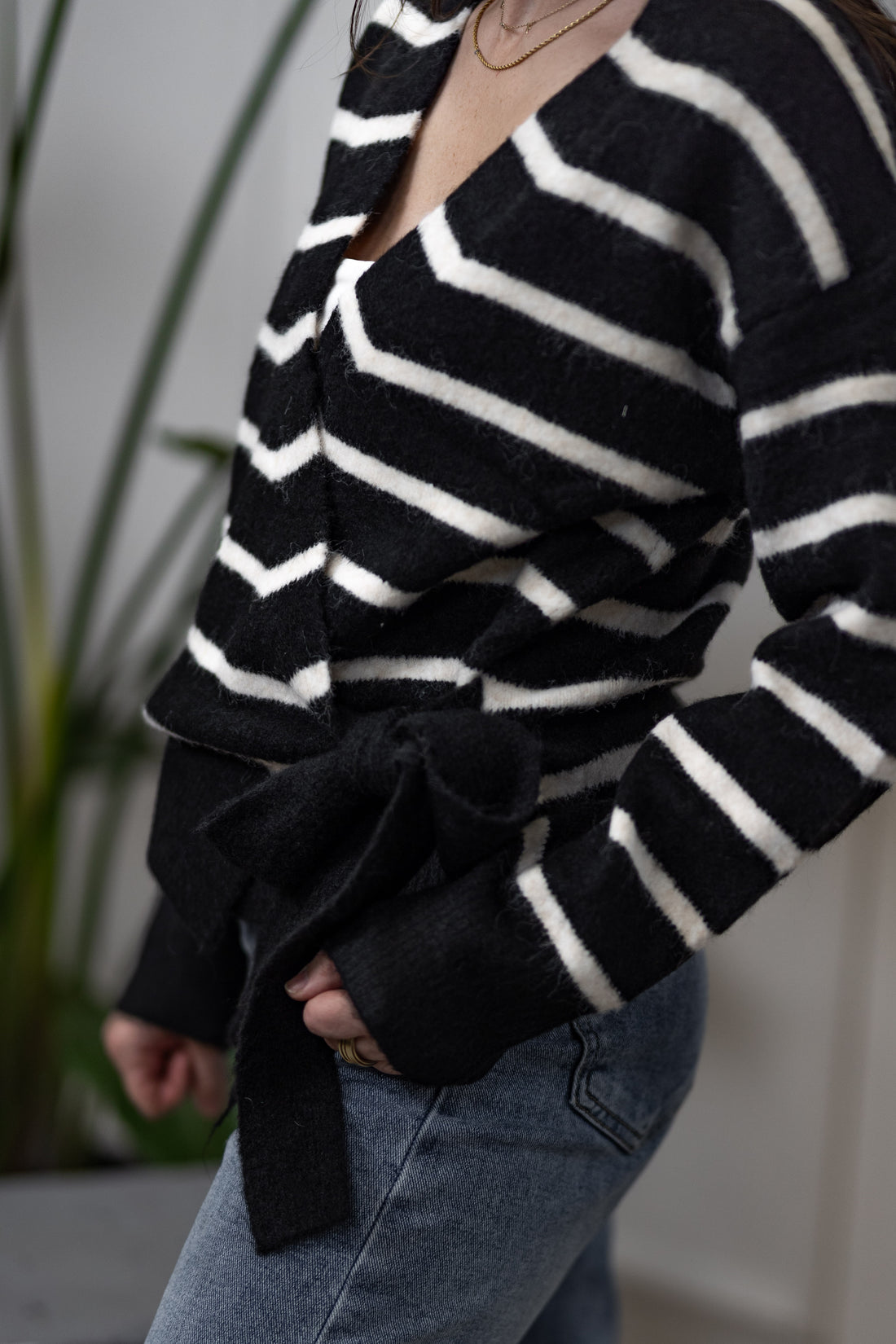 Wickelstrickjacke Delia