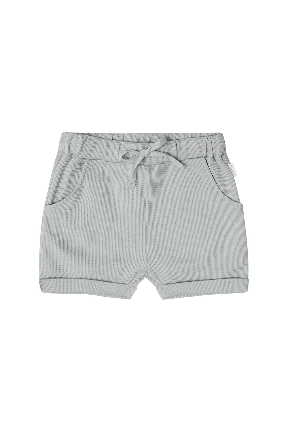 Shorts aus Waffle Piqué