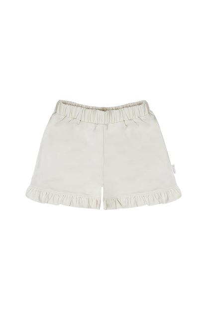 Shorts mit Rüschensaum &