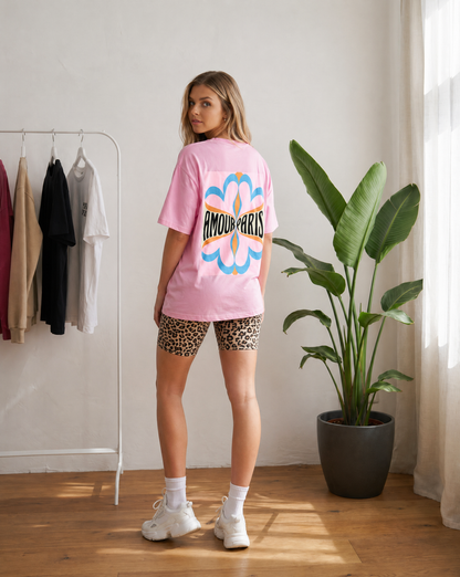 T-Shirt AMOUR PARIS – Oversized Shirt mit Rückenprint