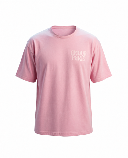 T-Shirt AMOUR PARIS – Oversized Shirt mit Rückenprint