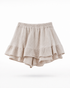 Musselinshorts Cilia Beige - Packshot Vorderseite