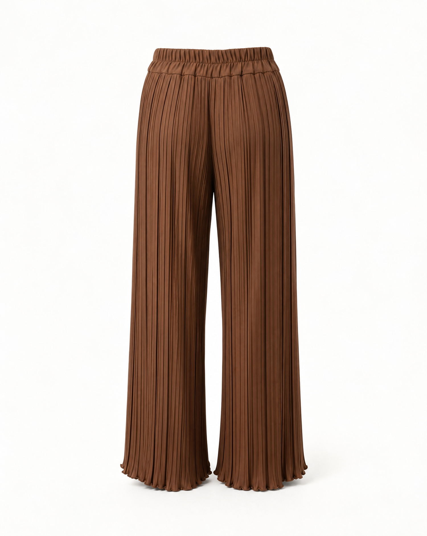 Plisseehose Braun Packshot hinten