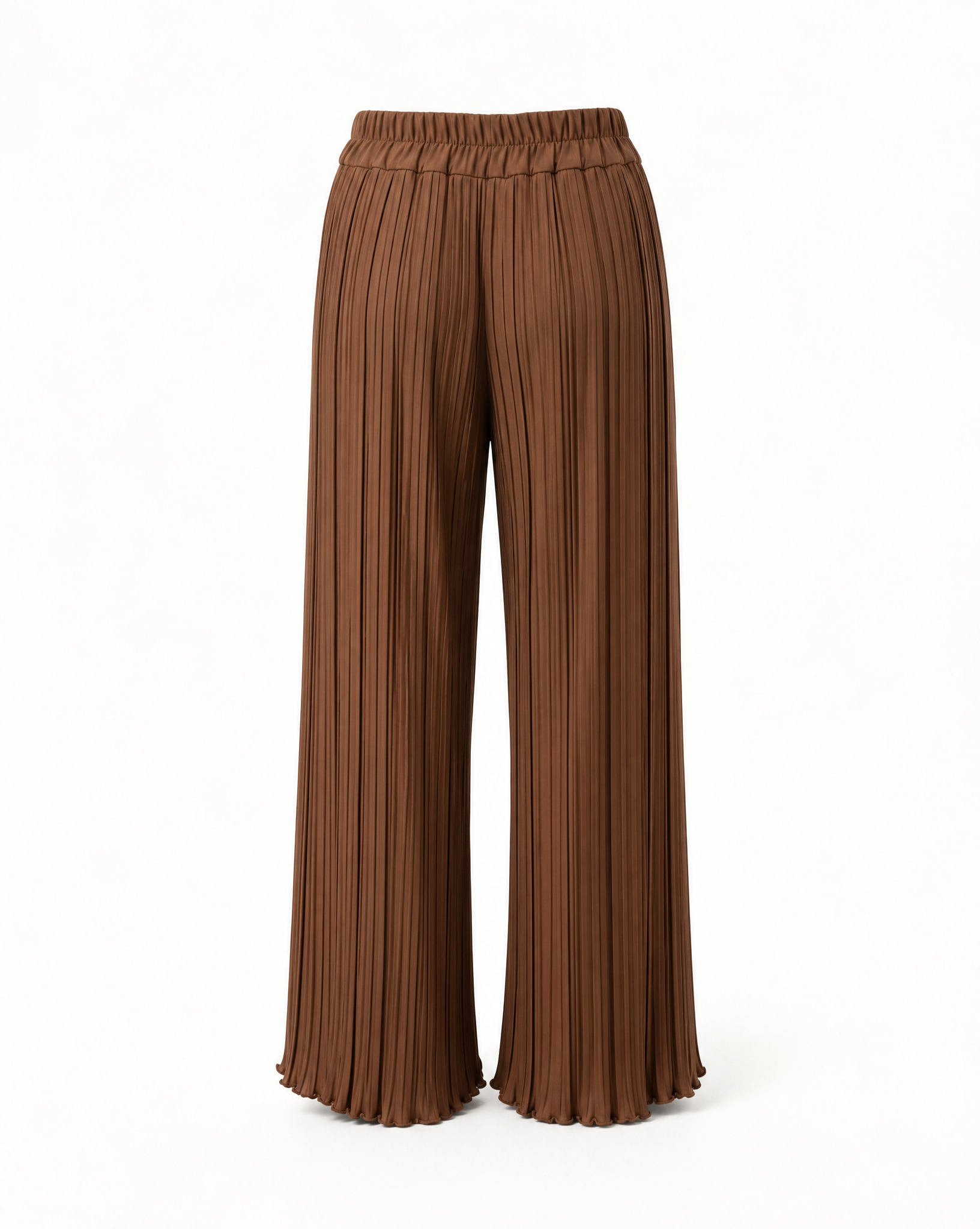 Plisseehose Braun Packshot hinten