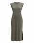 Jerseykleid Base Khaki - Packshot Vorderseite