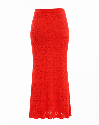 Strickrock Ibiza Korall Packshot hinten