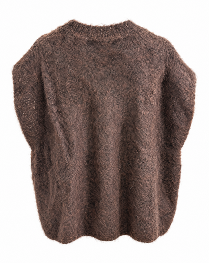 Oversized Strickweste &