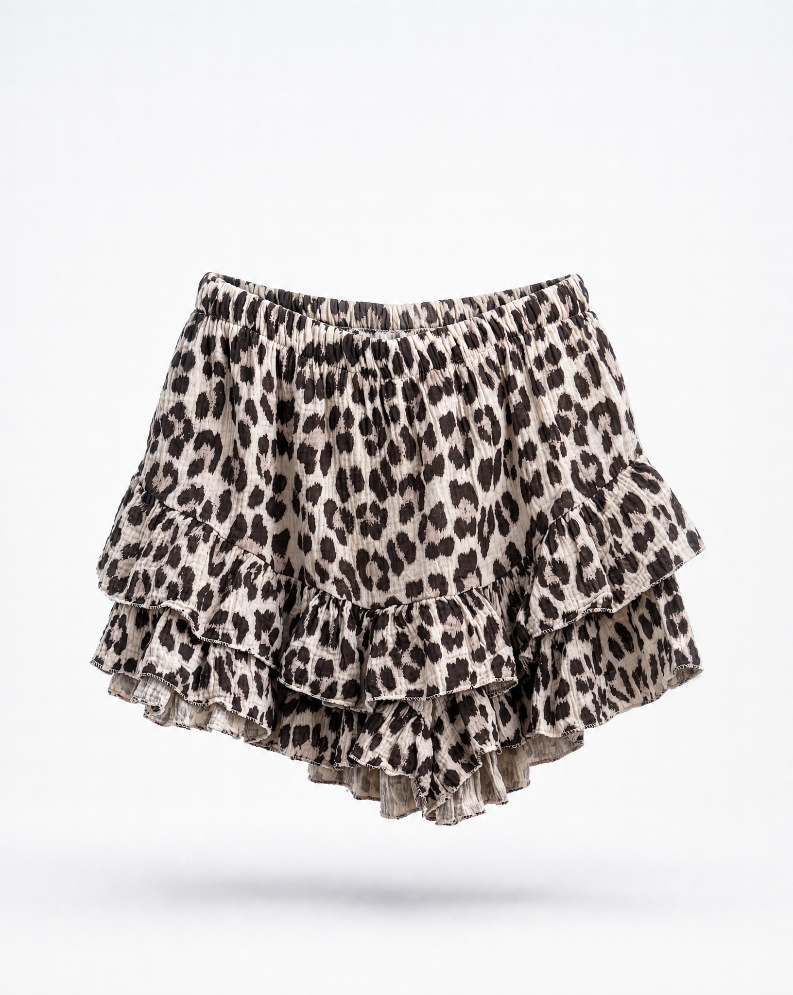 Musselinshorts Cilia Leo Hellbraun - Packshot Rückseite
