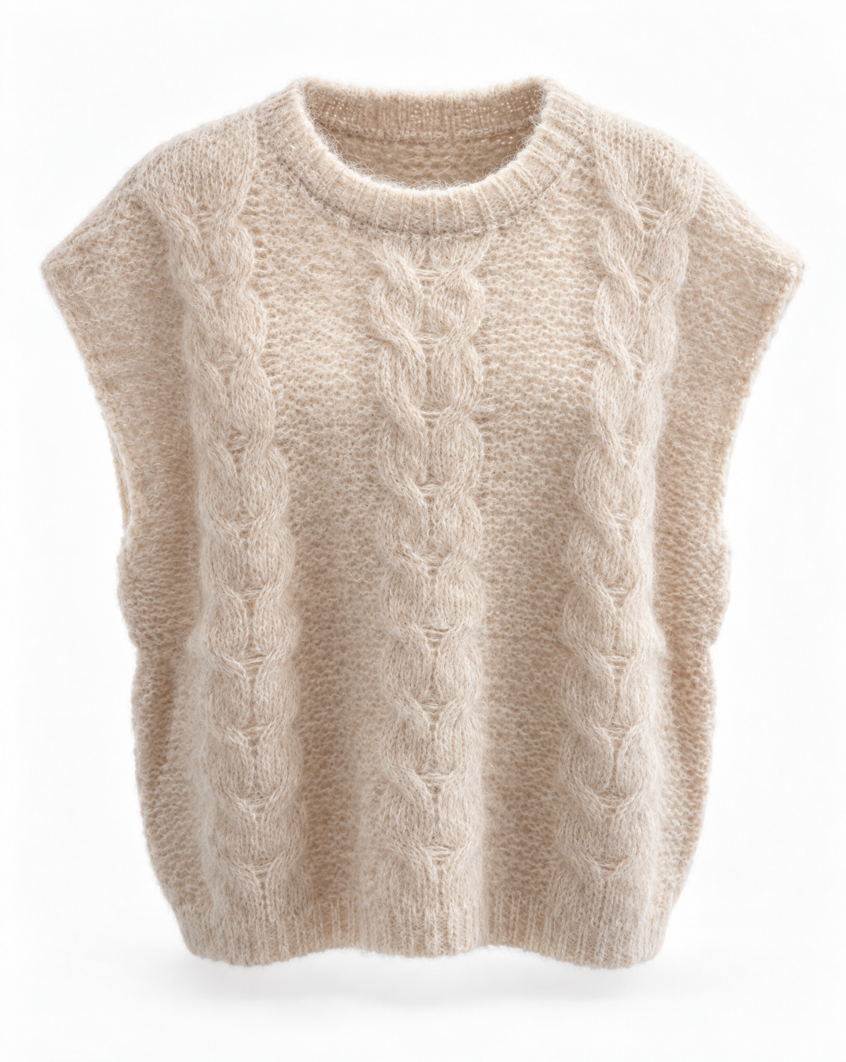 Oversized Strickweste &