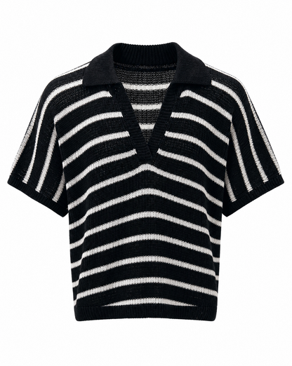 Riviera Stripes Poloshirt - Packshot Vorderseite