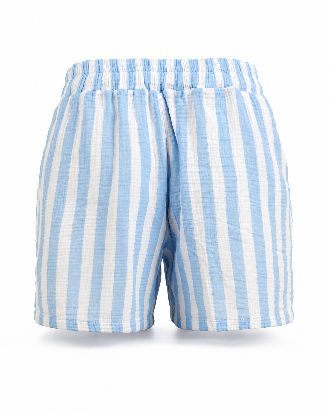 Musselinshorts Ocean Stripes - Packshot Rückseite