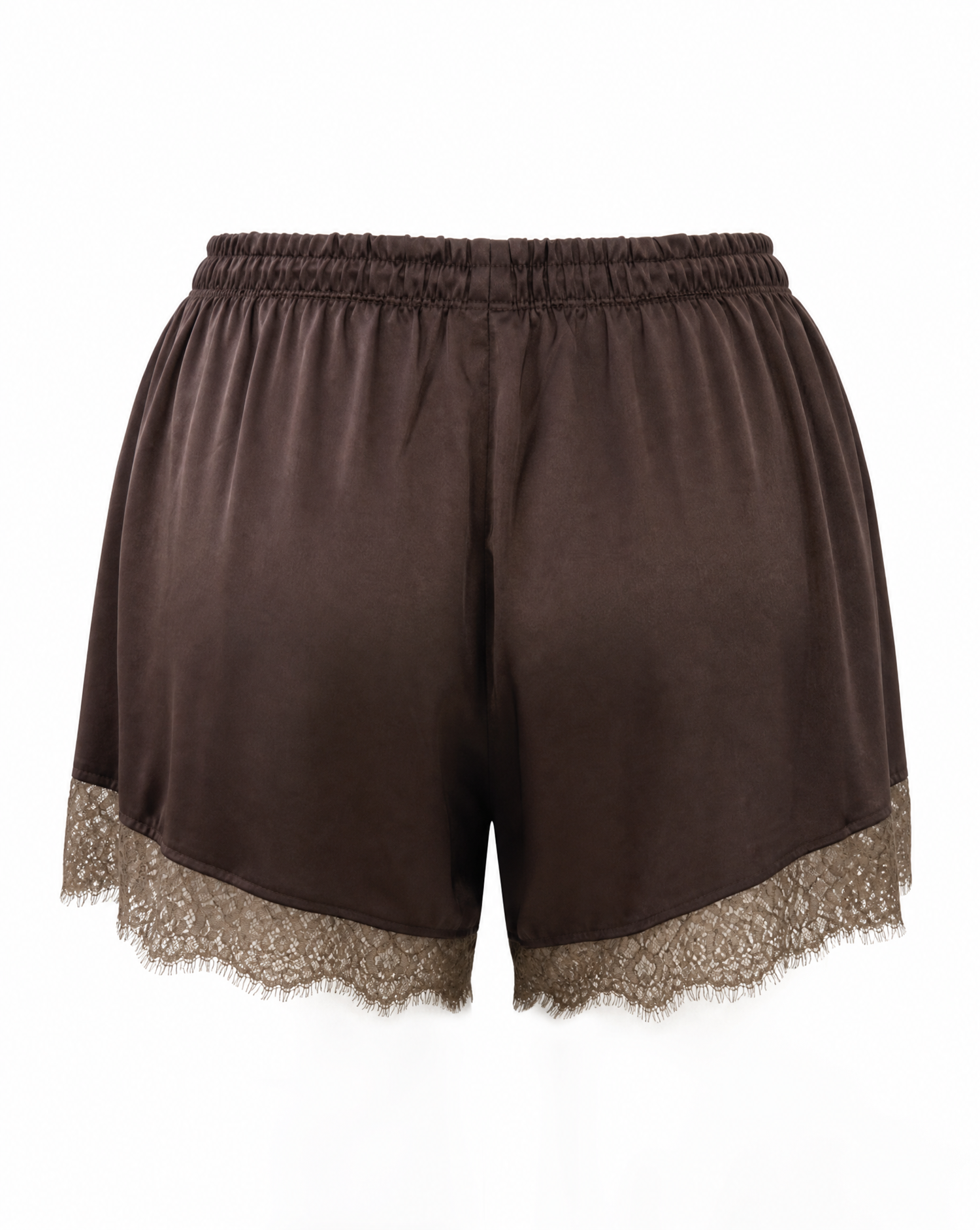 Shorts Silky Braun - Packshot Rückseite