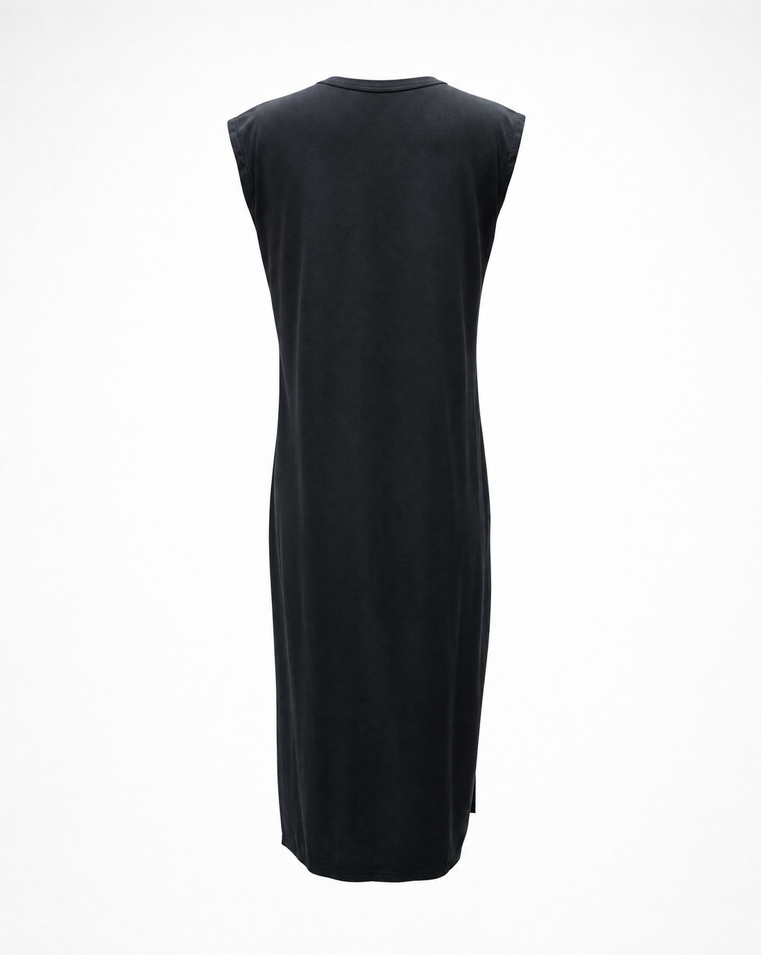 Jerseykleid Base Schwarz - Packshot Rückseite