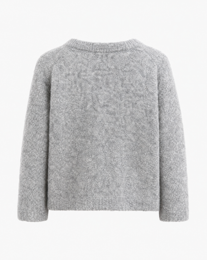 Strickcardigan Teresa Grau Packshot hinten