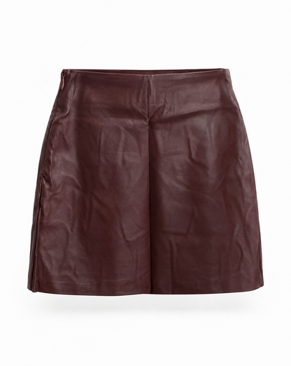 Veganer Mini-Lederrock &