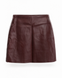 Veganer Mini-Lederrock &