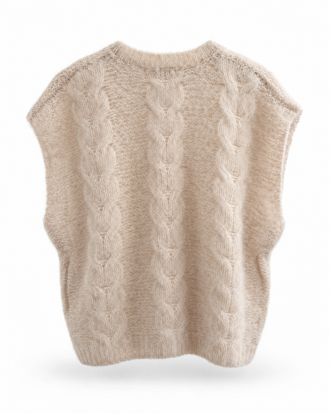 Oversized Strickweste &