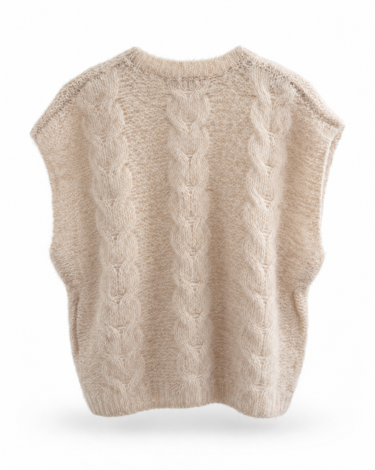 Oversized Strickweste &