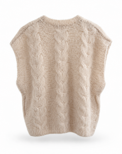 Oversized Strickweste &