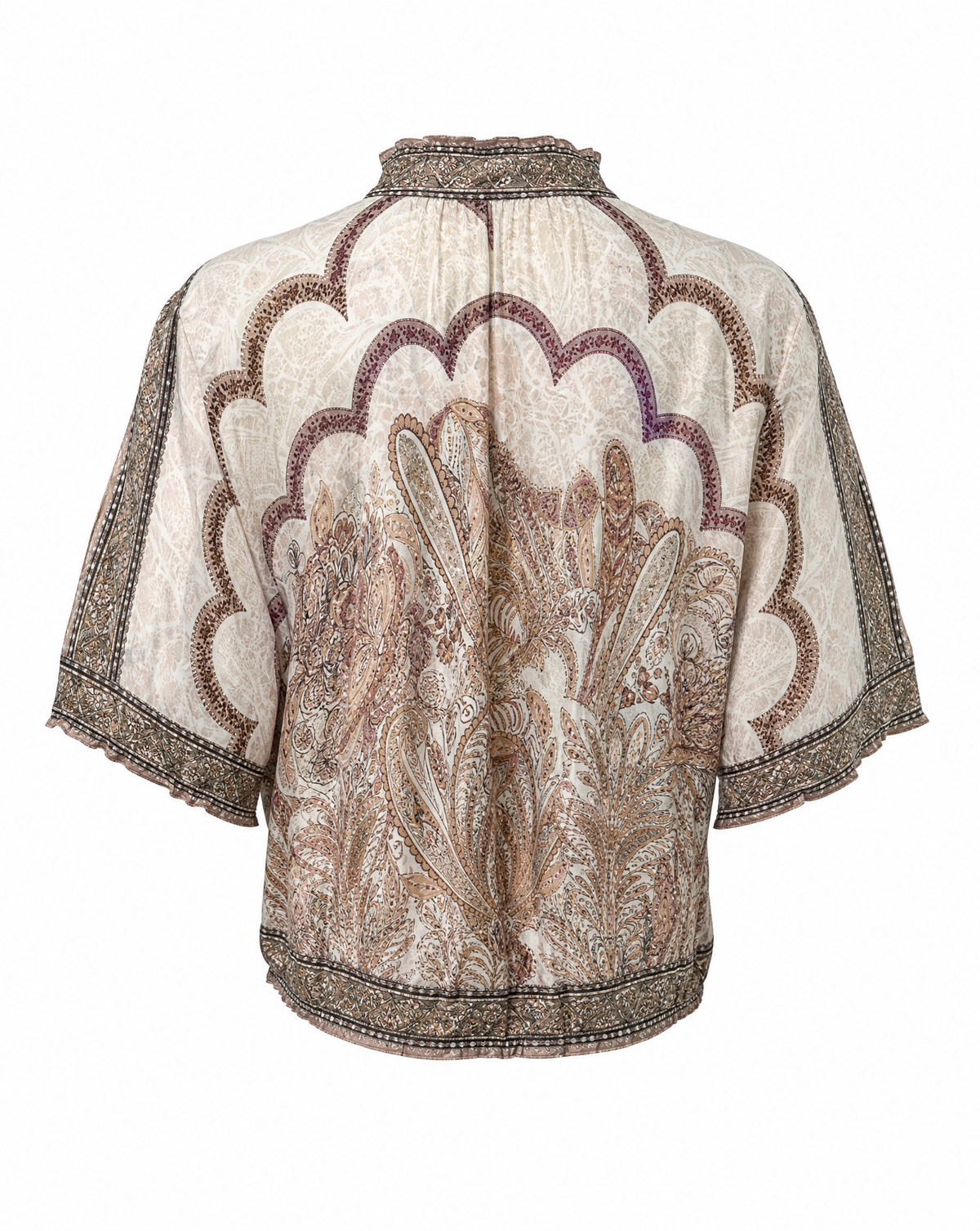 Bluse Romy Beige - Rückseite