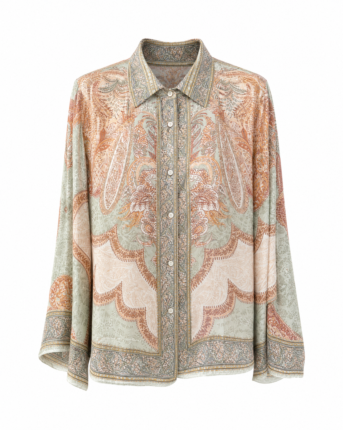Bluse Romy Grün Vorderseite