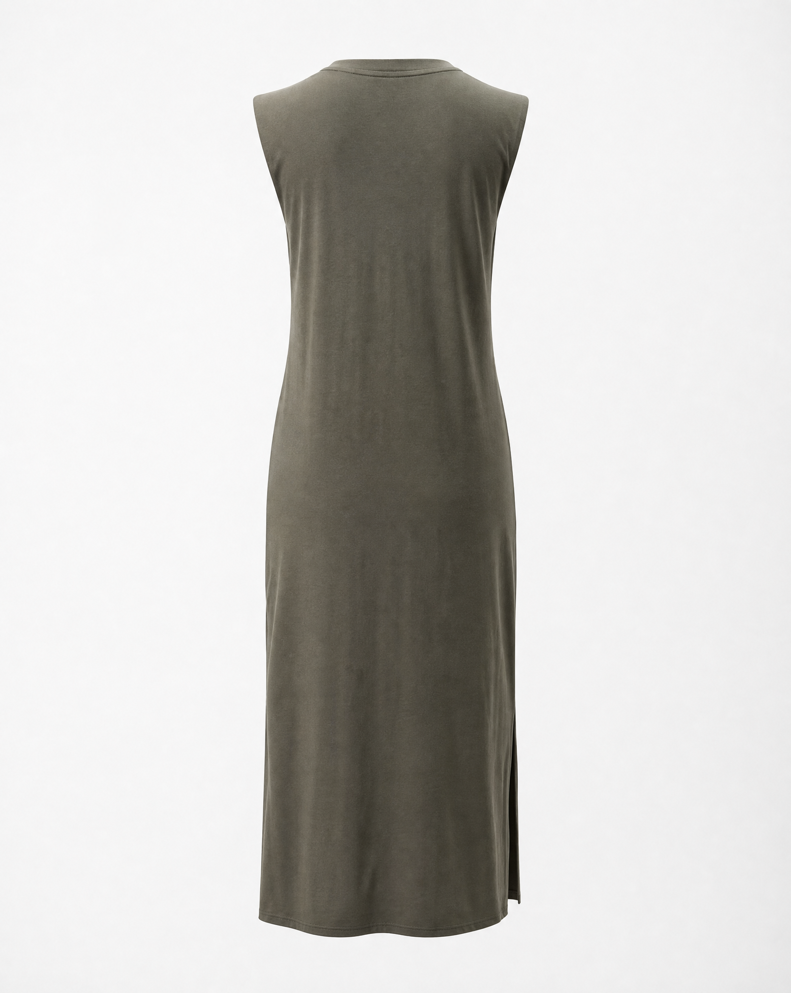 Jerseykleid Base Khaki - Packshot Rückseite