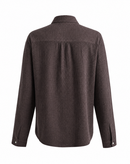 Musselinbluse Fiona Braun Rückseite