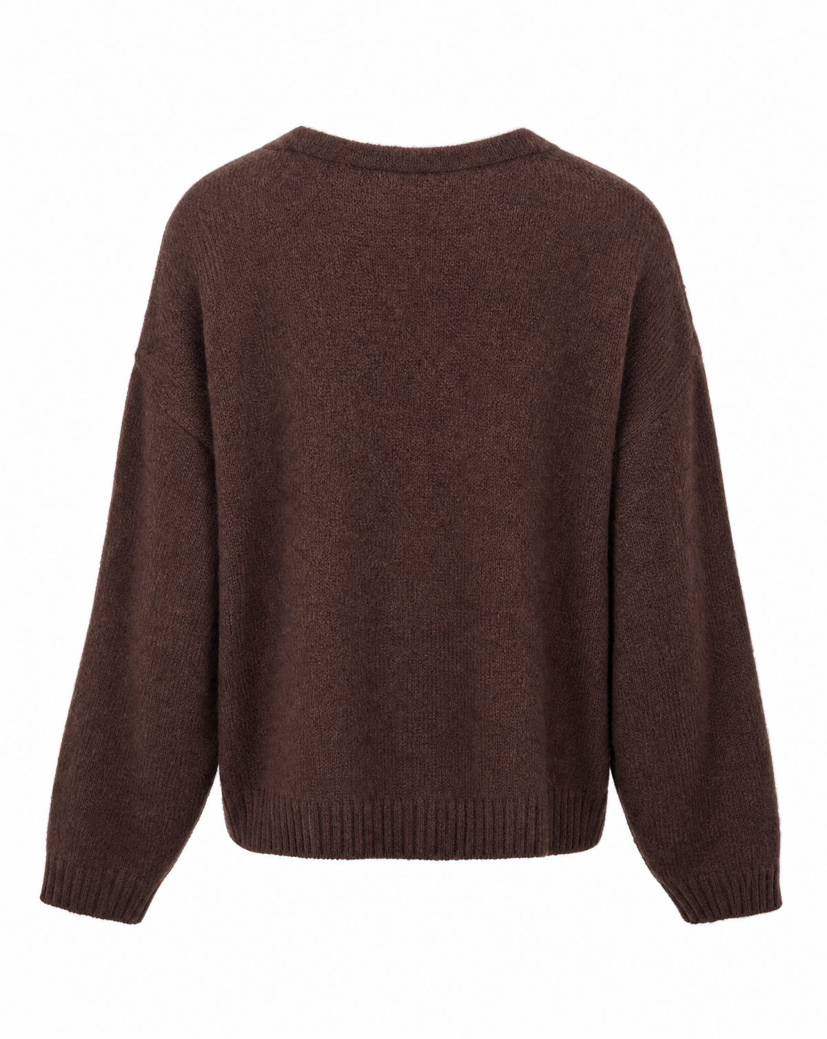 Strickjacke Perla Braun Rückansicht
