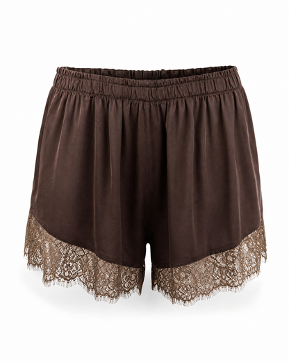 Shorts Silky Braun - Packshot Vorderseite