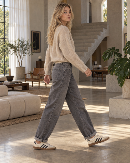 Jeans Lotte Dunkelgrau - Tragebild 2