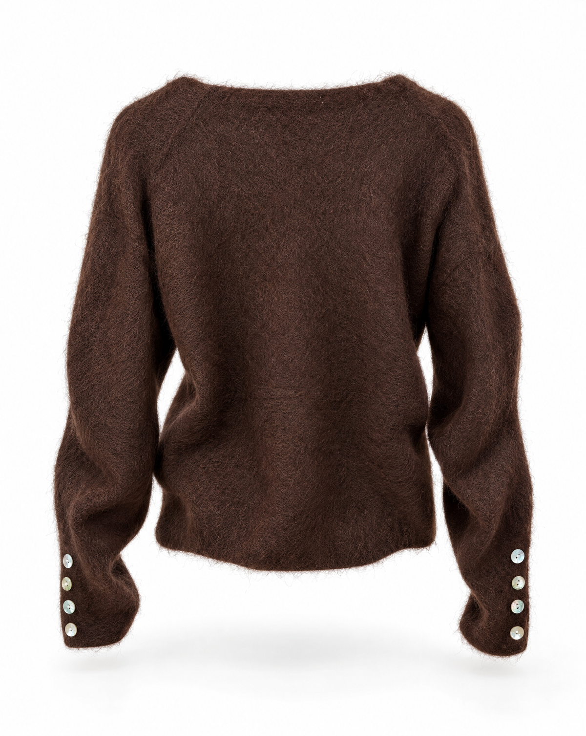 Strickpullover Soft Season in Braun - Packshot Rückseite
