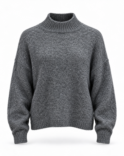 Pullover Mirella in Grau - Packshot Vorderseite
