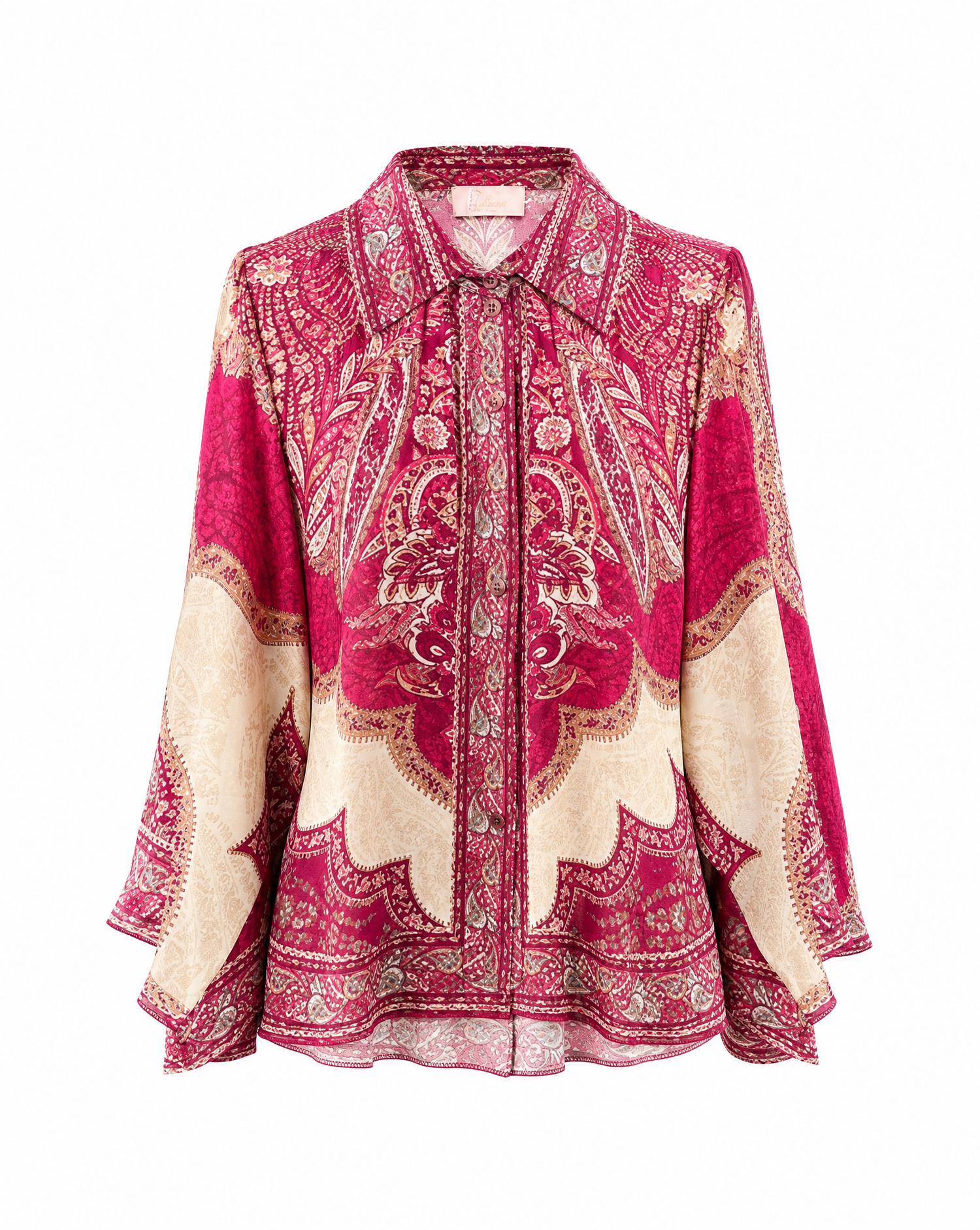 Bluse Romy Bordeaux Vorderseite