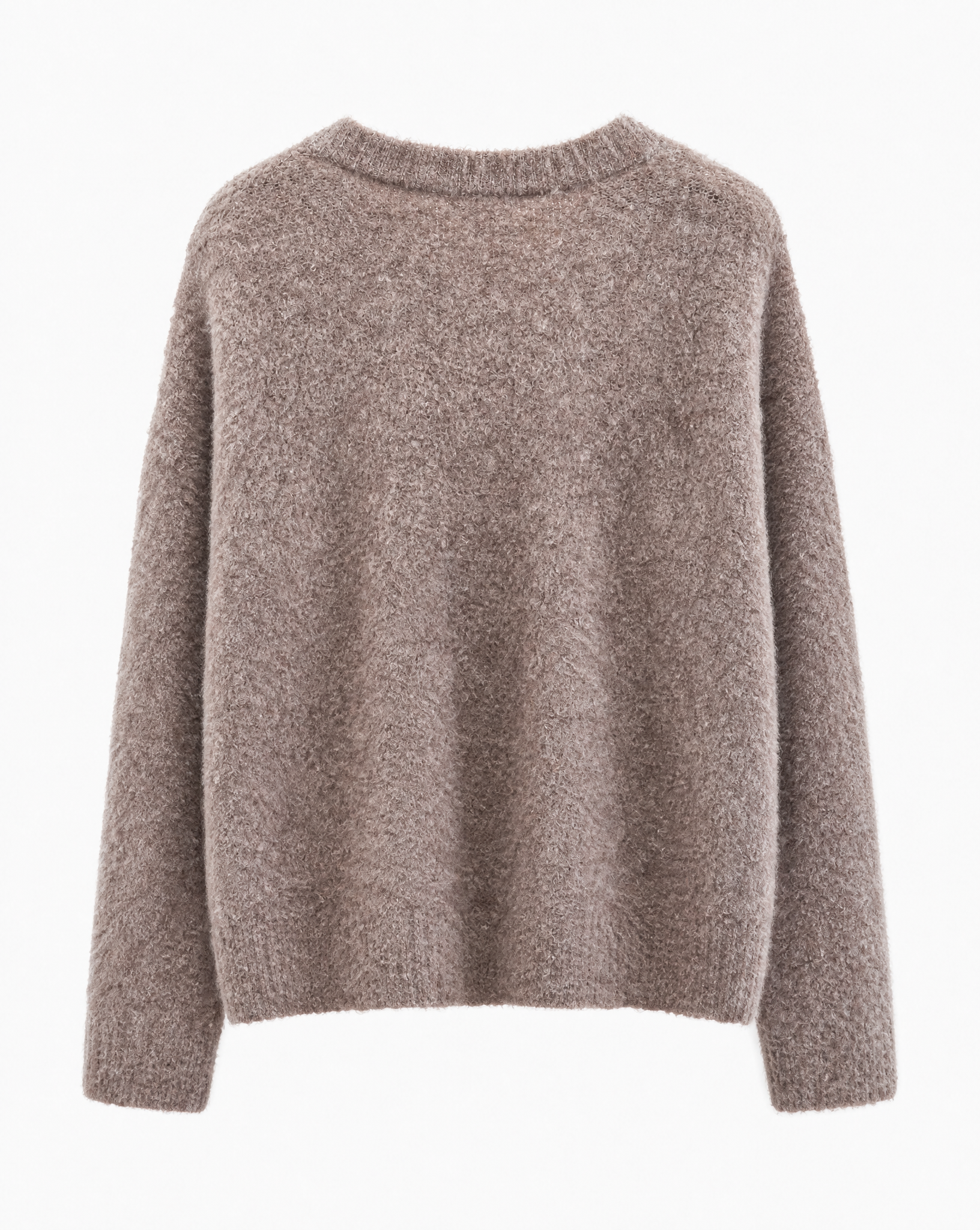Strickcardigan Teresa Taupe Packshot hinten