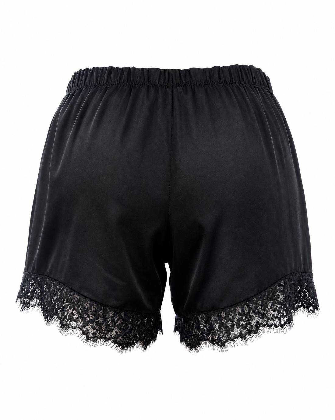 Shorts Silky Schwarz - Packshot Rückseite