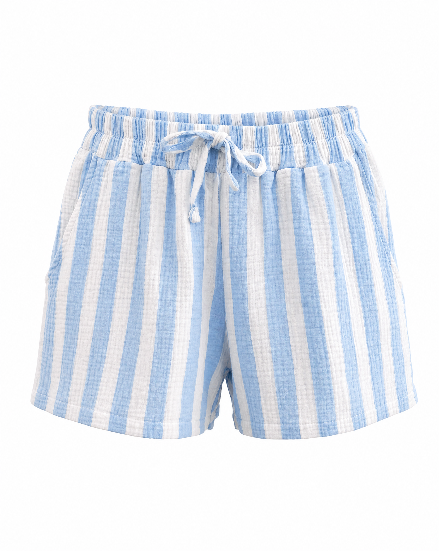 Musselinshorts Ocean Stripes - Packshot Vorderseite