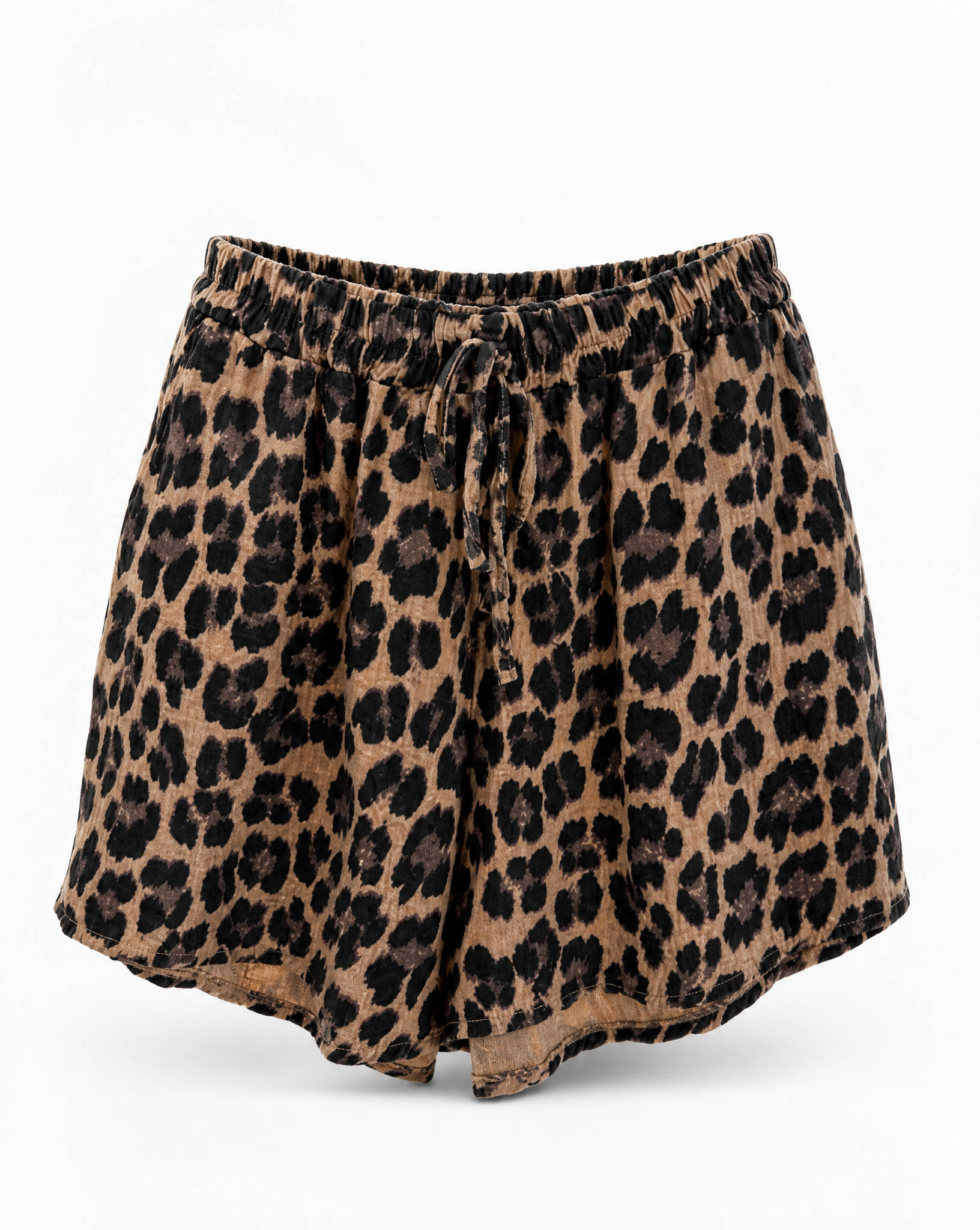 Musselinshorts Meow Leo - Packshot Vorderseite